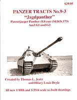 Panzer Tracts No.9-3 "Jagdpanther - Panzerjäger Panther Ausf.G1 und G2" - (Jentz/Doyle) -ISBN:0-9771643-0-6
