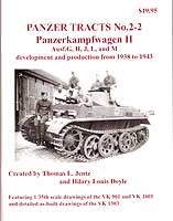 Panzer Tracts No.2-2 "Panzerkampfwagen II Ausf.G, H, J, L und M" -  Thomas L.Jentz, Hilary L-Doyle -  ISBN:0-9771643-8-