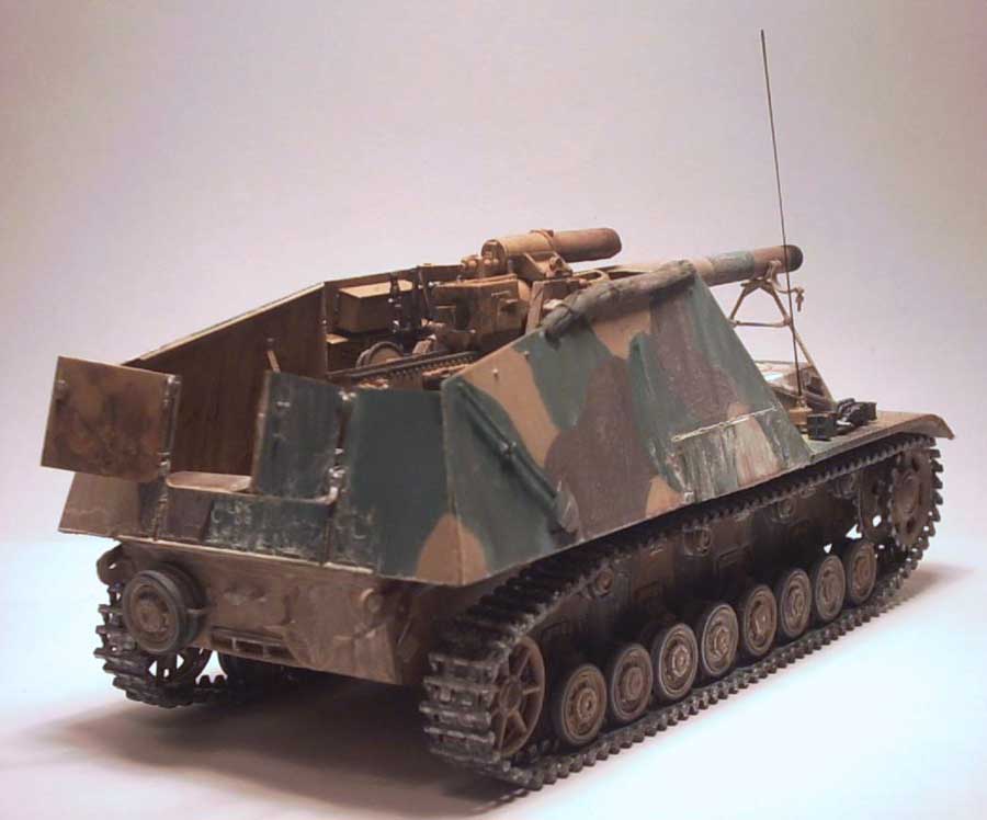 Bauplan Panzer IV Hummel Modellbau Modellbauplan 